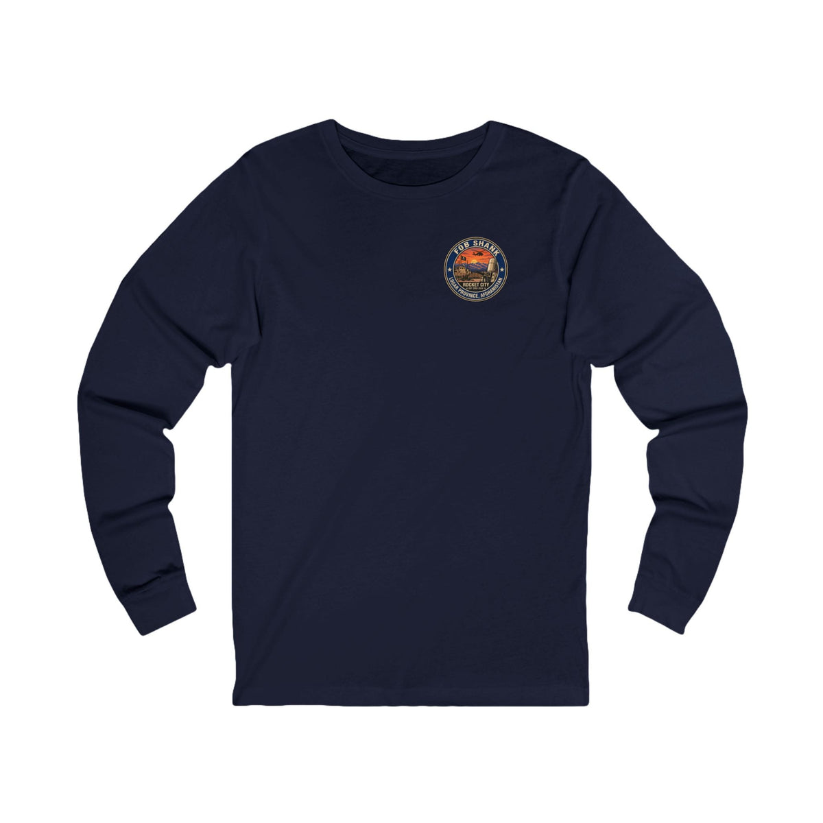 K-Factor Supply Co FOB Shank Travel [Long Sleeve - Back Print] T-Shirt S / Navy