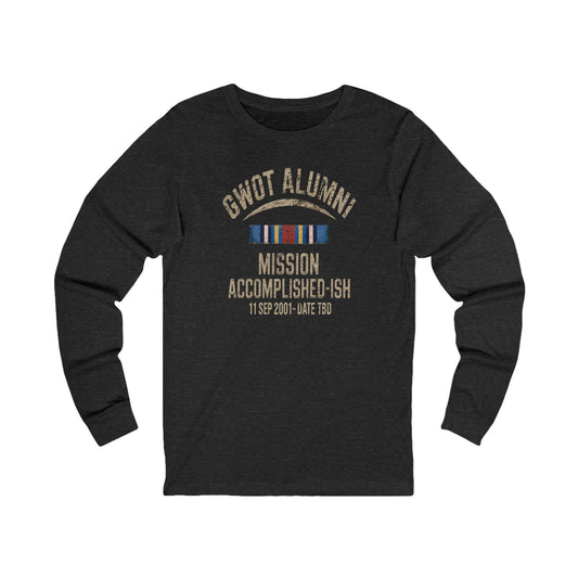 K-Factor Supply Co GWOT Alumni Mk 2 (GWOT-E) [Long Sleeve] T-Shirt S / Dark Grey Heather