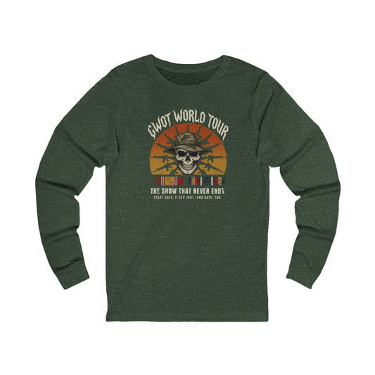 K-Factor Supply Co GWOT World Tour Mk 2 (Long Sleeve) T-Shirt S / Heather Forest