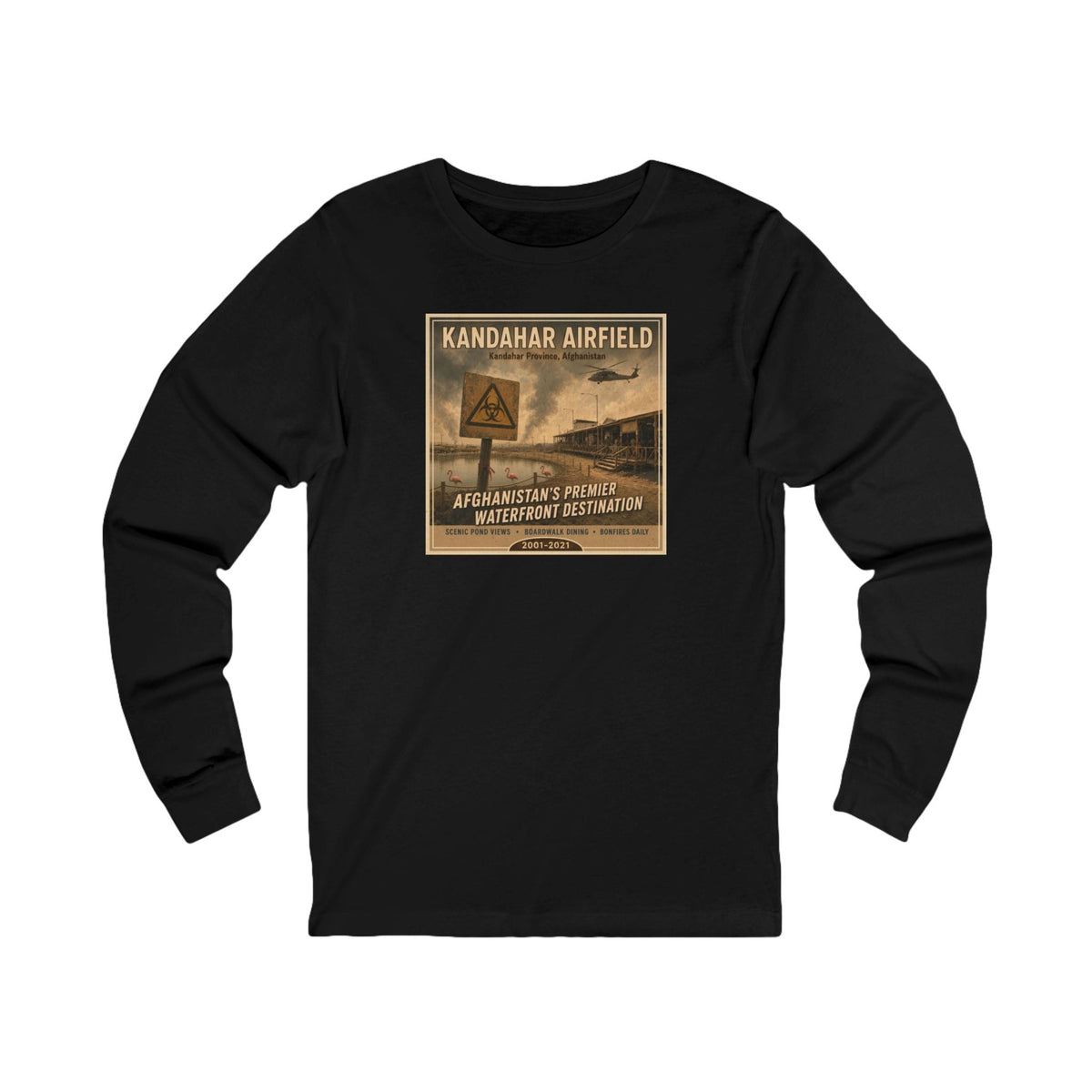 K-Factor Supply Co Kandahar Travel (Long Sleeve) T-Shirt S / Black