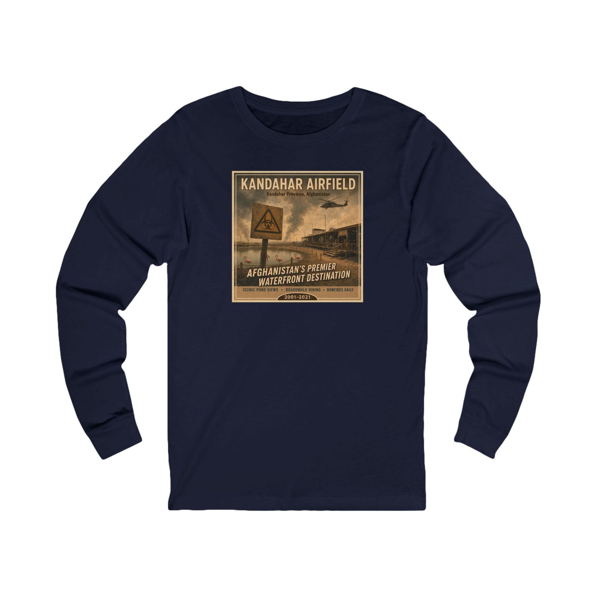 K-Factor Supply Co Kandahar Travel (Long Sleeve) T-Shirt S / Navy