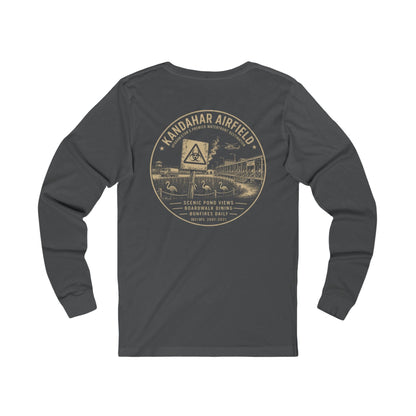 K-Factor Supply Co Kandahar Waterfront (Long Sleeve - Back Print) T-Shirt