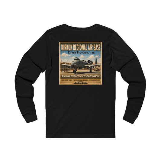 K-Factor Supply Co Kirkuk (KRAB) [Long Sleeve - Back Print] T-Shirt S / Black