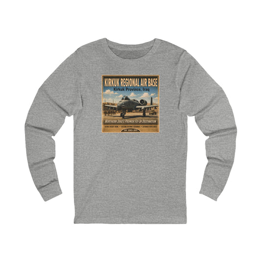 K-Factor Supply Co Kirkuk (KRAB) Travel [Long Sleeve] T-Shirt S / Athletic Heather