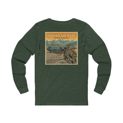 K-Factor Supply Co Manas Layover (Long Sleeve - Back Print) T-Shirt