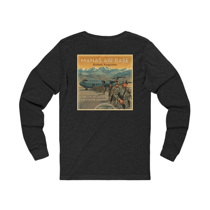 K-Factor Supply Co Manas Layover (Long Sleeve - Back Print) T-Shirt