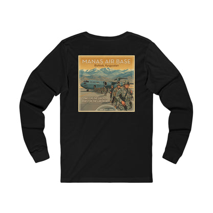 K-Factor Supply Co Manas Layover (Long Sleeve - Back Print) T-Shirt