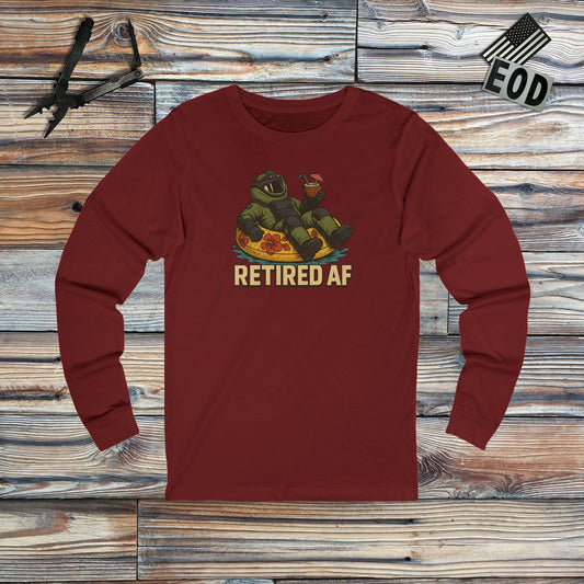 K-Factor Supply Co Retired AF Long Sleeve S / Cardinal