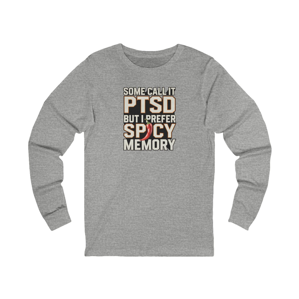 K-Factor Supply Co Spicy Memory (Long Sleeve) T-Shirt S / Athletic Heather