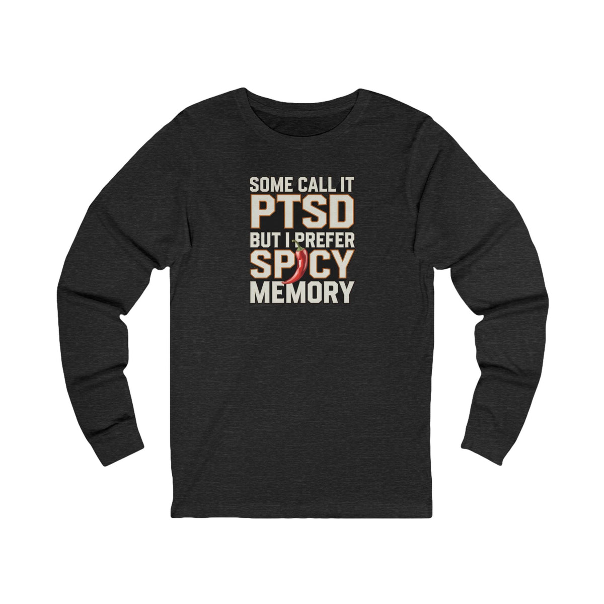 K-Factor Supply Co Spicy Memory (Long Sleeve) T-Shirt S / Dark Grey Heather