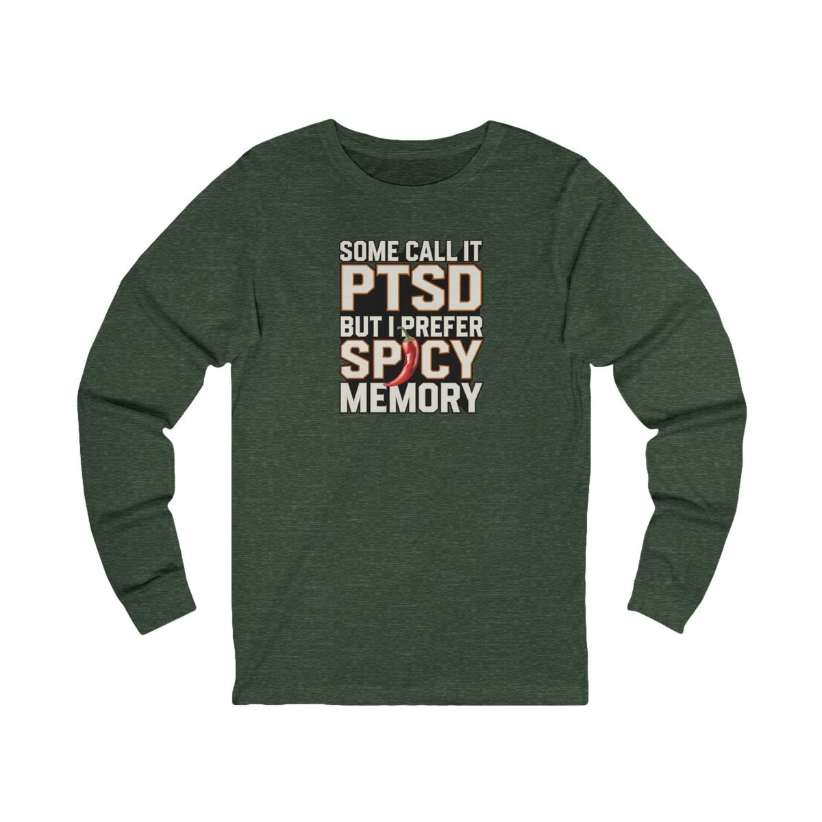 K-Factor Supply Co Spicy Memory (Long Sleeve) T-Shirt S / Heather Forest