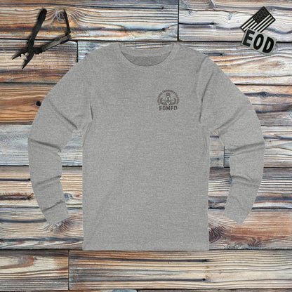 K-Factor Supply Co The Technician Tarot (Back Print) Long Sleeve S / Athletic Heather