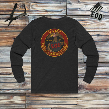 K-Factor Supply Co USMC BBP Icon (Long Sleeve - Back Print) T-Shirt