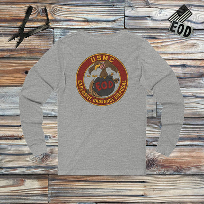 K-Factor Supply Co USMC BBP Icon (Long Sleeve - Back Print) T-Shirt