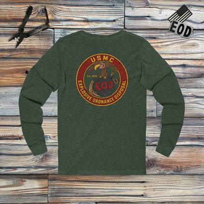K-Factor Supply Co USMC BBP Icon (Long Sleeve - Back Print) T-Shirt