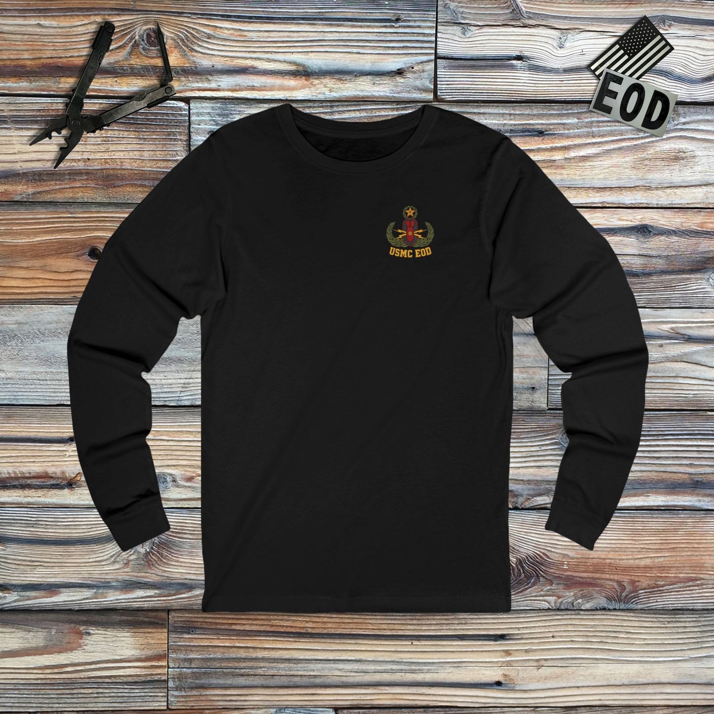 K-Factor Supply Co USMC BBP Icon (Long Sleeve - Back Print) T-Shirt