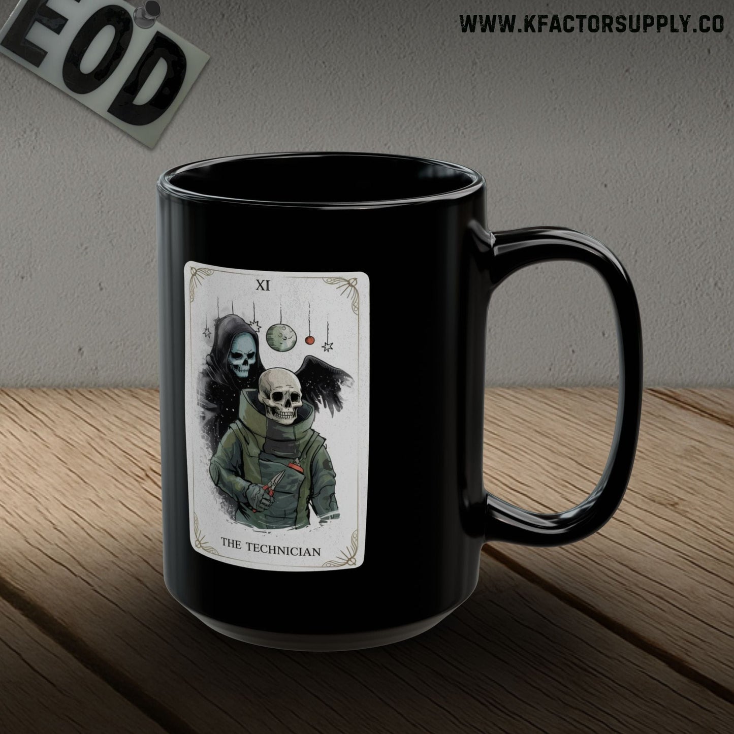 K-Factor Supply Co The Technician Tarot Coffee Mug 15oz