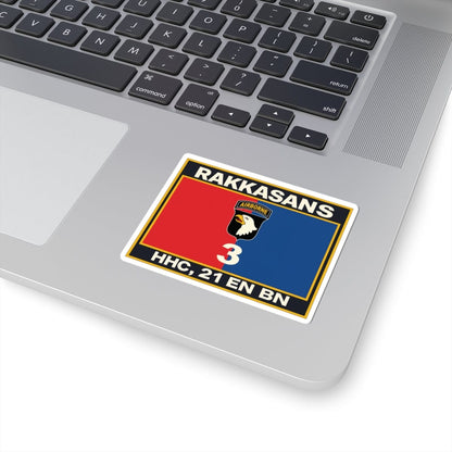 K-Factor Supply Co 21st Engineer Battalion Sticker