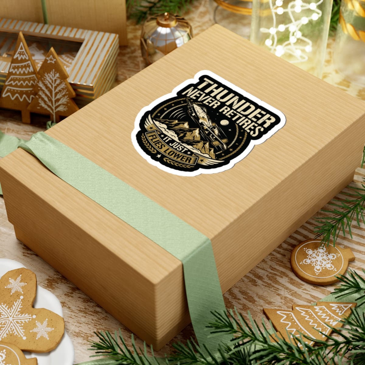 K-Factor Supply Co A-10 Thunder Never Retires Sticker