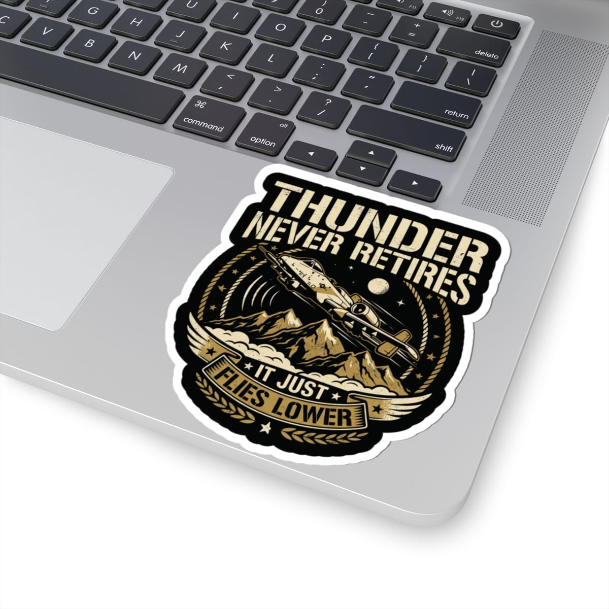 K-Factor Supply Co A-10 Thunder Never Retires Sticker
