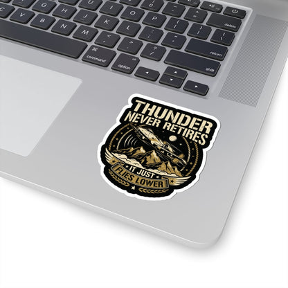 K-Factor Supply Co A-10 Thunder Never Retires Sticker