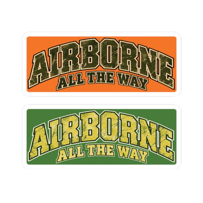 K-Factor Supply Co Airborne ATW (2-Pack) Sticker 2" × 2"