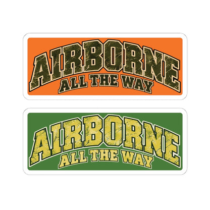 K-Factor Supply Co Airborne ATW (2-Pack) Sticker 6" × 6"