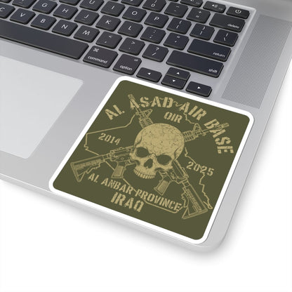 K-Factor Supply Co Al Asad OIR - Skull & Carbines Sticker