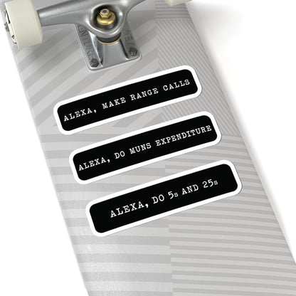 K-Factor Supply Co Alexa Mk 2 Sticker (3-Pack)