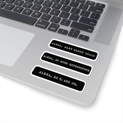 K-Factor Supply Co Alexa Mk 2 Sticker (3-Pack)