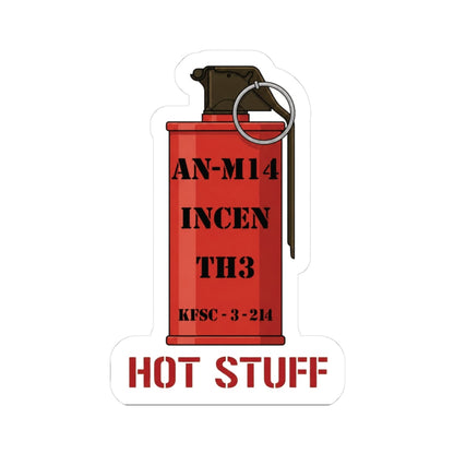 K-Factor Supply Co AN-M14 Hot Stuff Sticker 3" × 3"