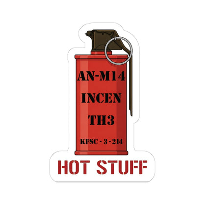 K-Factor Supply Co AN-M14 Hot Stuff Sticker 6" × 6"