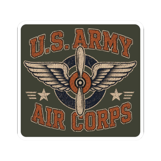 K-Factor Supply Co Army Air Corps Sticker 2" × 2"