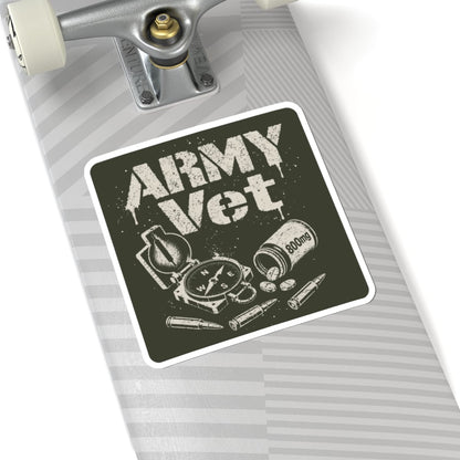 K-Factor Supply Co Army Vet Mk 2 Sticker