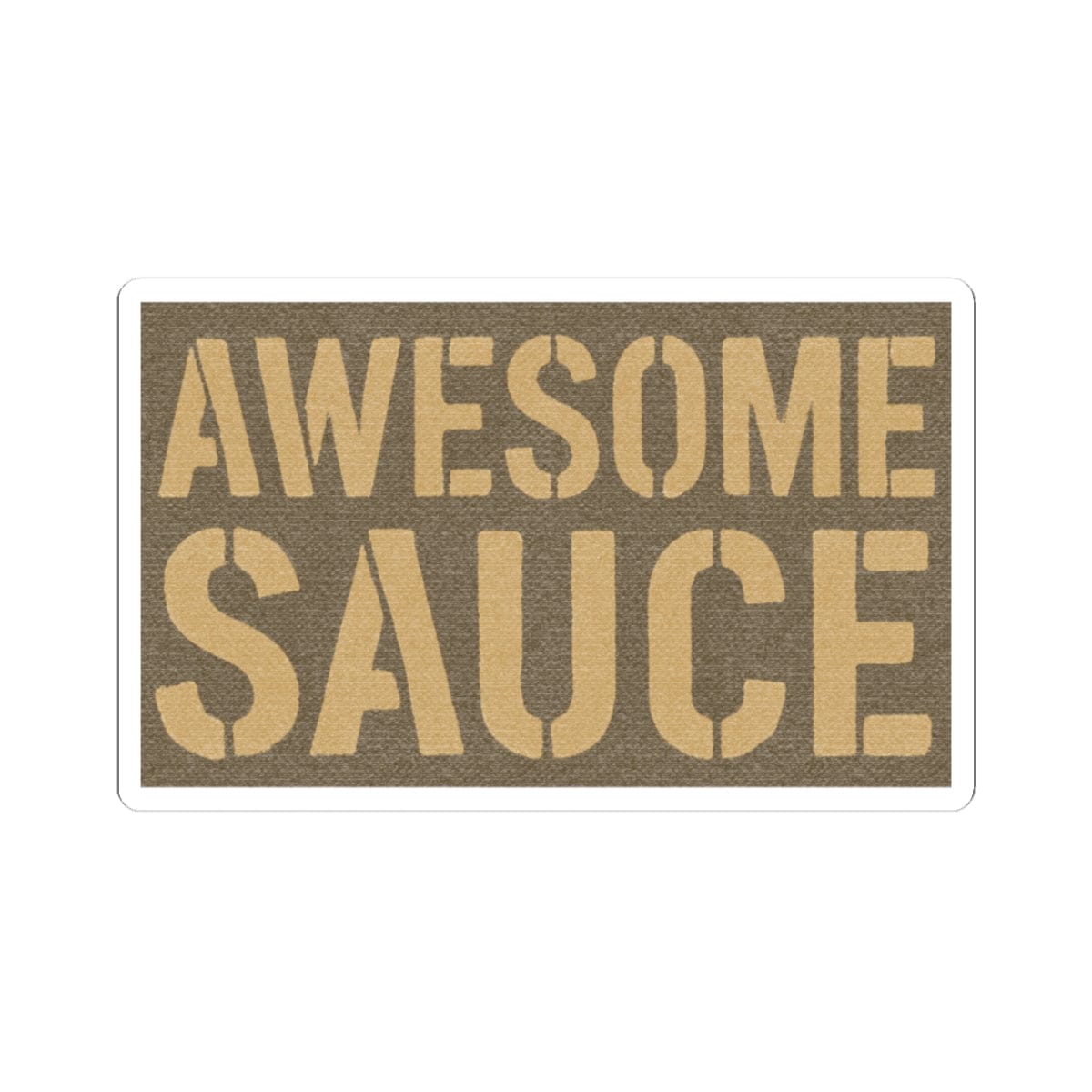 K-Factor Supply Co Awesome Sauce Sticker 3" × 3"