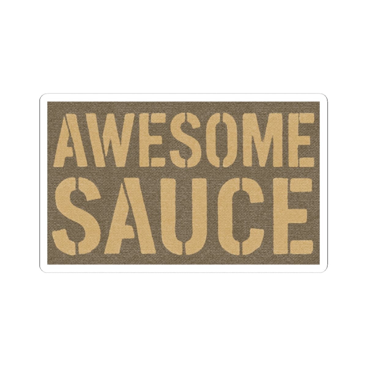 K-Factor Supply Co Awesome Sauce Sticker 4" × 4"