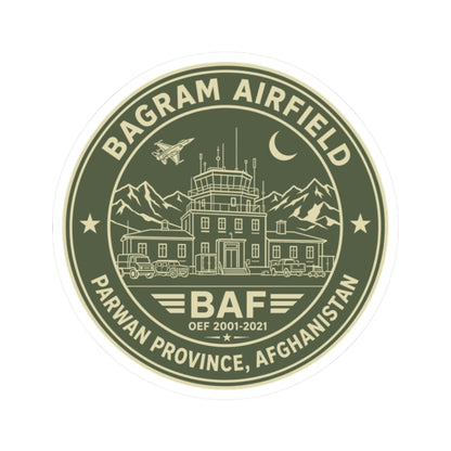 K-Factor Supply Co BAF Icon Mk 2 Sticker 2" × 2" / White