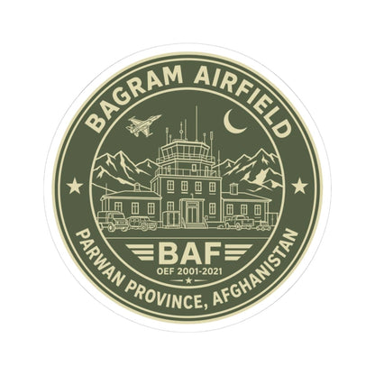 K-Factor Supply Co BAF Icon Mk 2 Sticker 3" × 3" / White