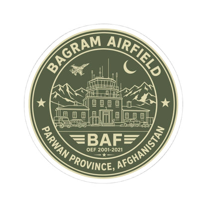 K-Factor Supply Co BAF Icon Mk 2 Sticker 4" × 4" / White