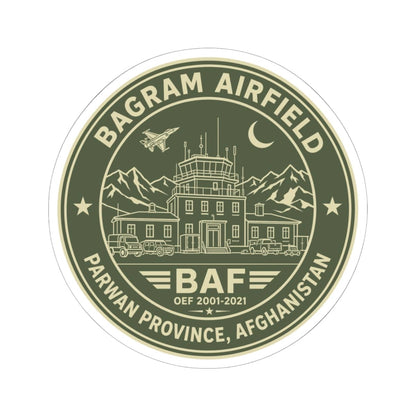 K-Factor Supply Co BAF Icon Mk 2 Sticker 6" × 6" / White