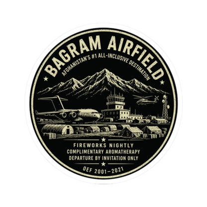 K-Factor Supply Co Bagram All-Inclusive Sticker 2" × 2"