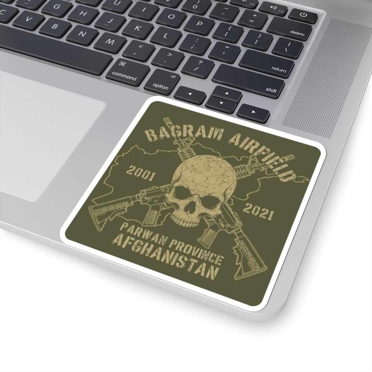 K-Factor Supply Co Bagram - Skull & Carbines Sticker