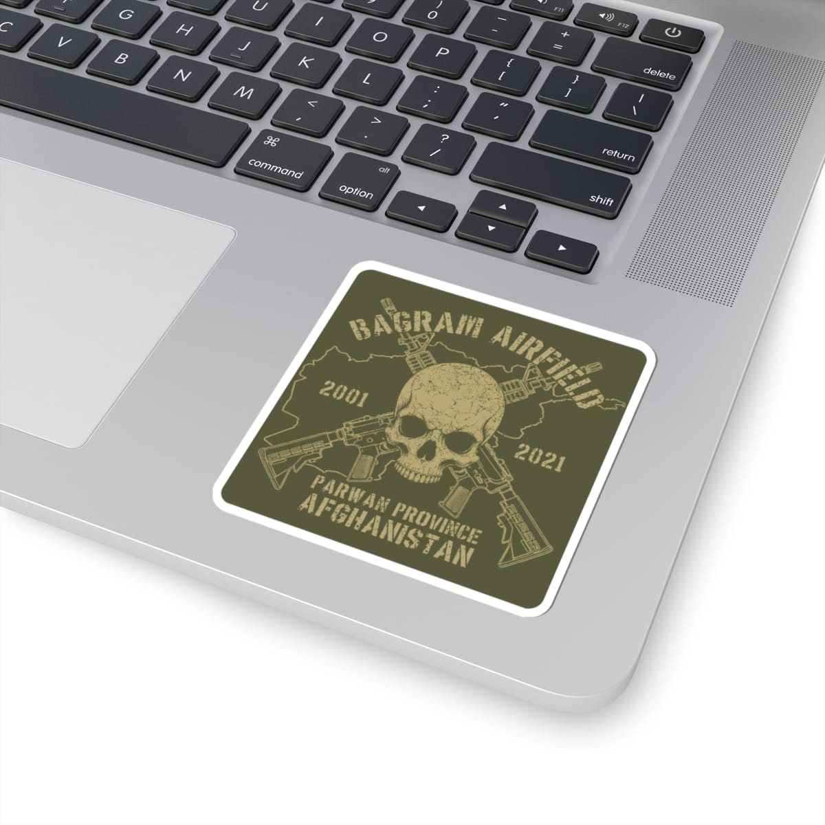 K-Factor Supply Co Bagram - Skull & Carbines Sticker