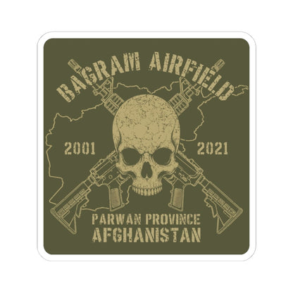 K-Factor Supply Co Bagram - Skull & Carbines Sticker 6" × 6"