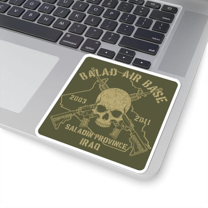 K-Factor Supply Co Balad-Air Base - Skull & Carbines Sticker