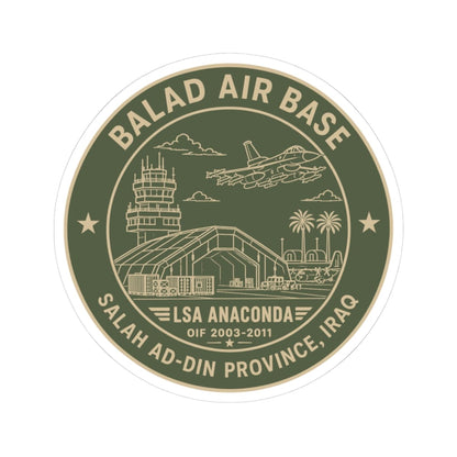 K-Factor Supply Co Balad Icon Mk 2 Sticker 3" × 3" / White