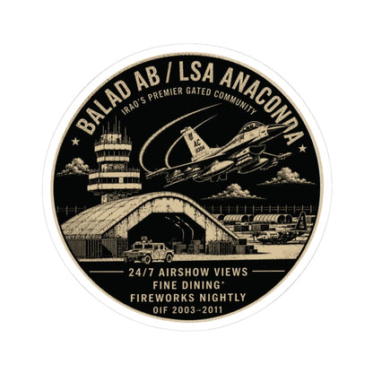 K-Factor Supply Co Balad LSAA Gated Community Sticker 3" × 3"