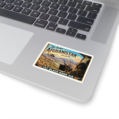 K-Factor Supply Co Black Hawk Air - Afghanistan Sticker