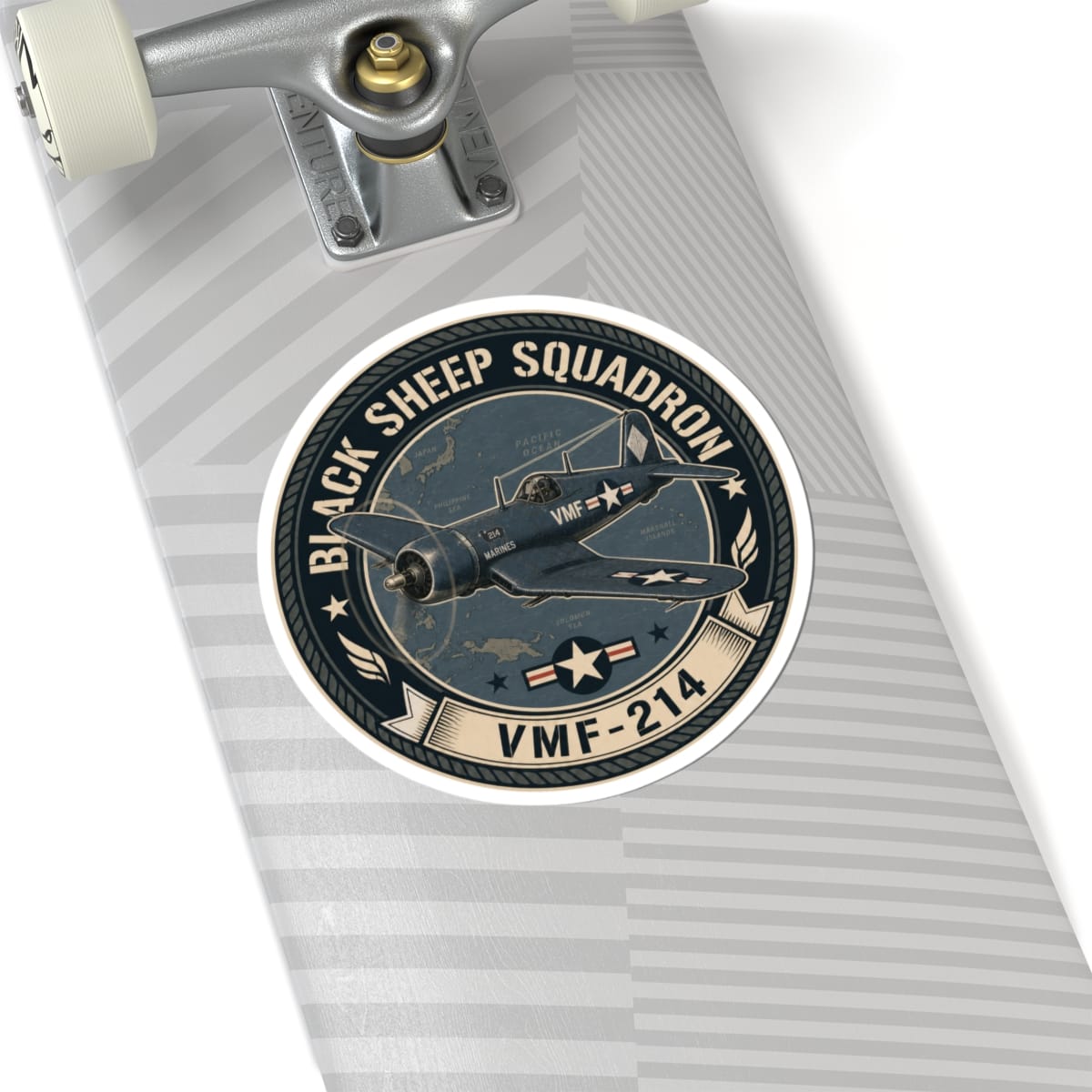 K-Factor Supply Co Black Sheep Squadron Sticker