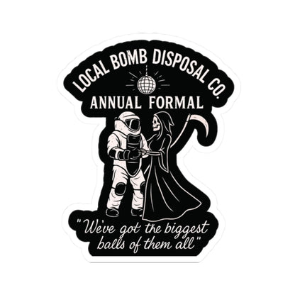 K-Factor Supply Co Bomb Disposal Formal Sticker 2" × 2"